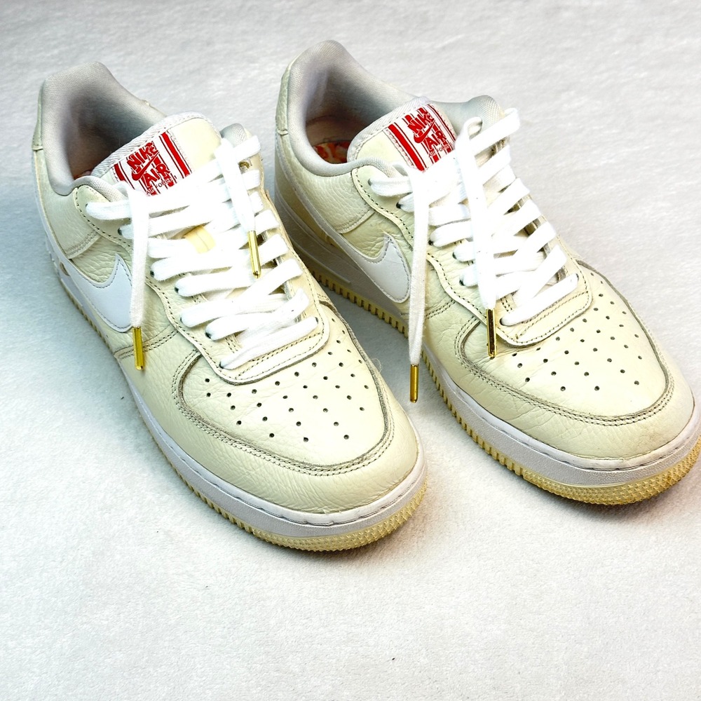 Nike Air Force 1 '07 Low Premium Popcorn Coconut Milk CW2919-100‎ Mens 8.5